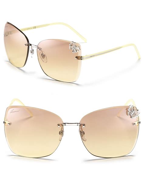 gucci oversized metal butterfly sunglasses|gucci oversized butterfly sunglasses.